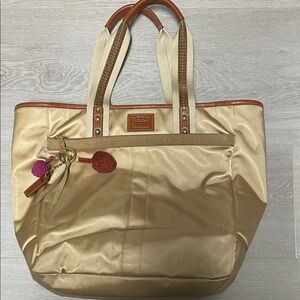 Coach nylon Tan Tote Bag